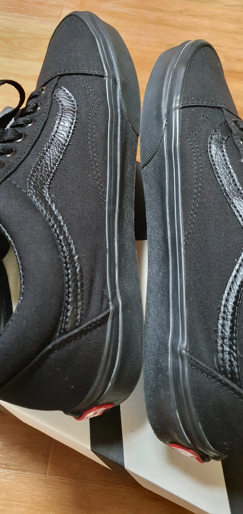 남 여 255) 반스 올드스쿨 운동화 (올검) 남여공용 / Vans 반스 단화, 남여 스니커즈 이미지