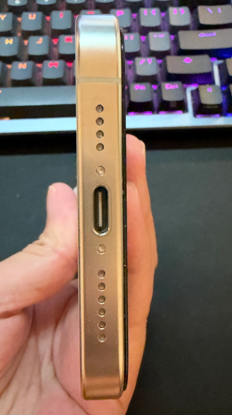아이폰 15 프로맥스 256gb 화이트 티타늄 홍콩판, 듀얼심, 카메라 무음 이미지