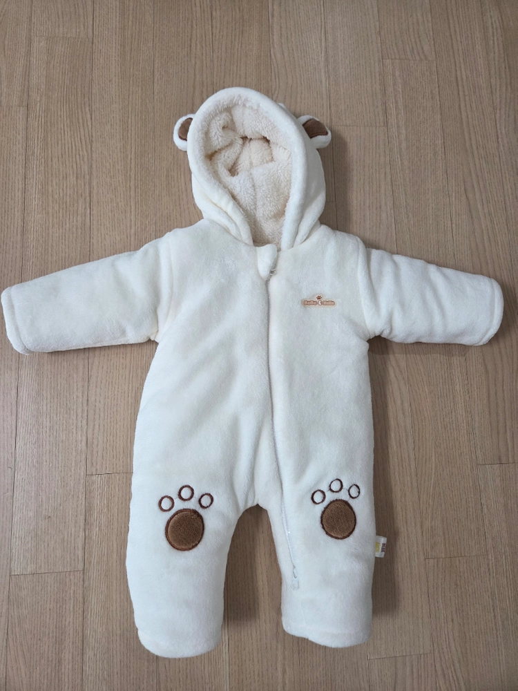 베베아모르 겨울 곰돌이 우주복 이미지