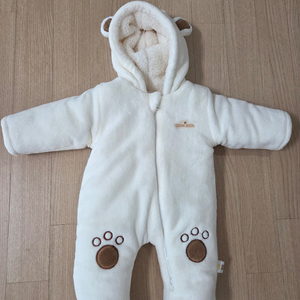 베베아모르 겨울 곰돌이 우주복 이미지