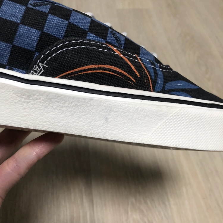 (270) 새상품 반스 VANS 어센틱 라이트 플러스 리이슈 블루 체크 이미지
