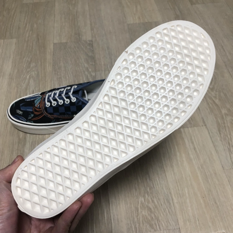 (270) 새상품 반스 VANS 어센틱 라이트 플러스 리이슈 블루 체크 이미지