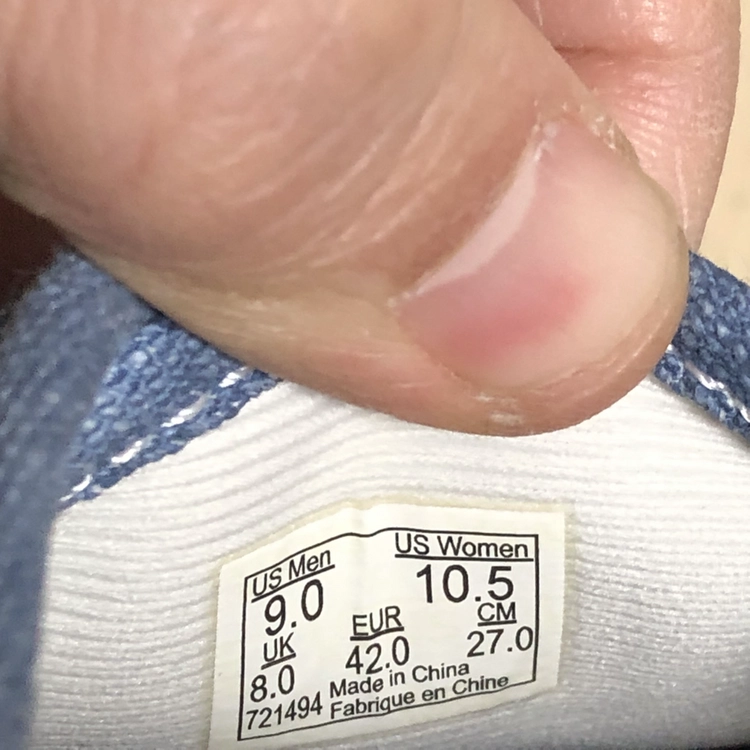 (270) 새상품 반스 VANS 어센틱 라이트 플러스 리이슈 블루 체크 이미지