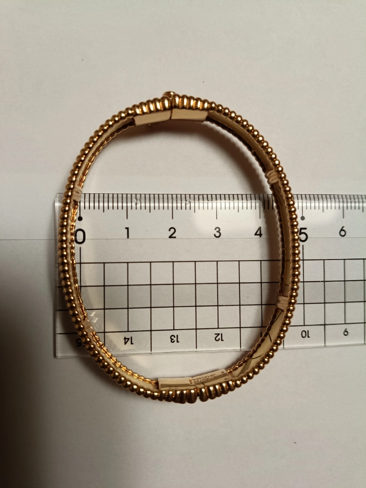 18k 반클리프 빼를리 핑크골드 팔찌 16cm 부산 이미지