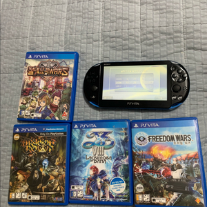 [게임 4개 포함] 소니 PS비타 PSVita 2세대 블랙&블루 팝니다. 이미지