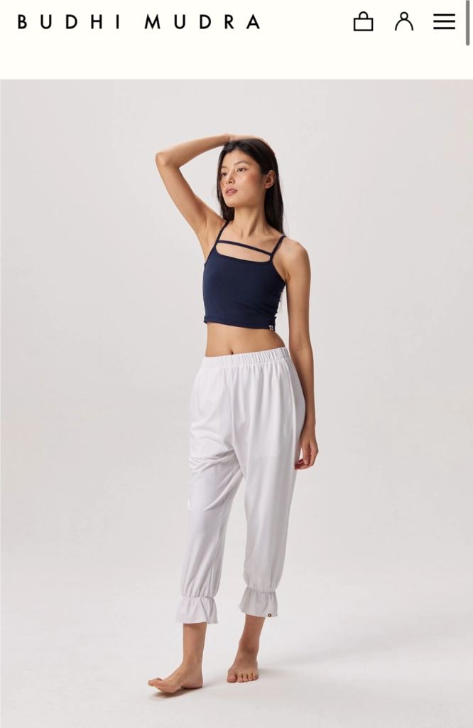 1회 착용후 세탁보관: 부디무드라 Rapi pants_White 이미지