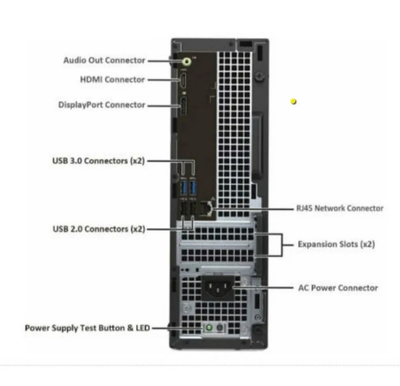울산 델 컴퓨터 슬림PC 팝니다 i3-6100, 메모리 16GB SSD 120GB 2개 총 240GB 이미지