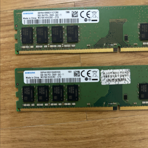 데스크탑용 삼성 ddr4 pc2666 8g 2개 일괄판매 이미지