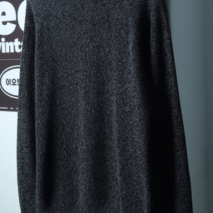 (XL-2XL) 유니클로 니트 차콜 무지 아메카지 이미지