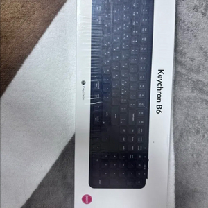 키크론 B6 화이트 무선 키보드 블랙 이미지