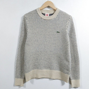 95 LACOSTE 라코스테 울 니트 스웨터 아이보리 이미지