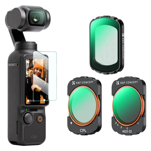 K&F Concept DJI 오즈모 포켓4용 블랙미스트+CPL+ND 필터 키트 AGC Glass (새상품) 2148 이미지