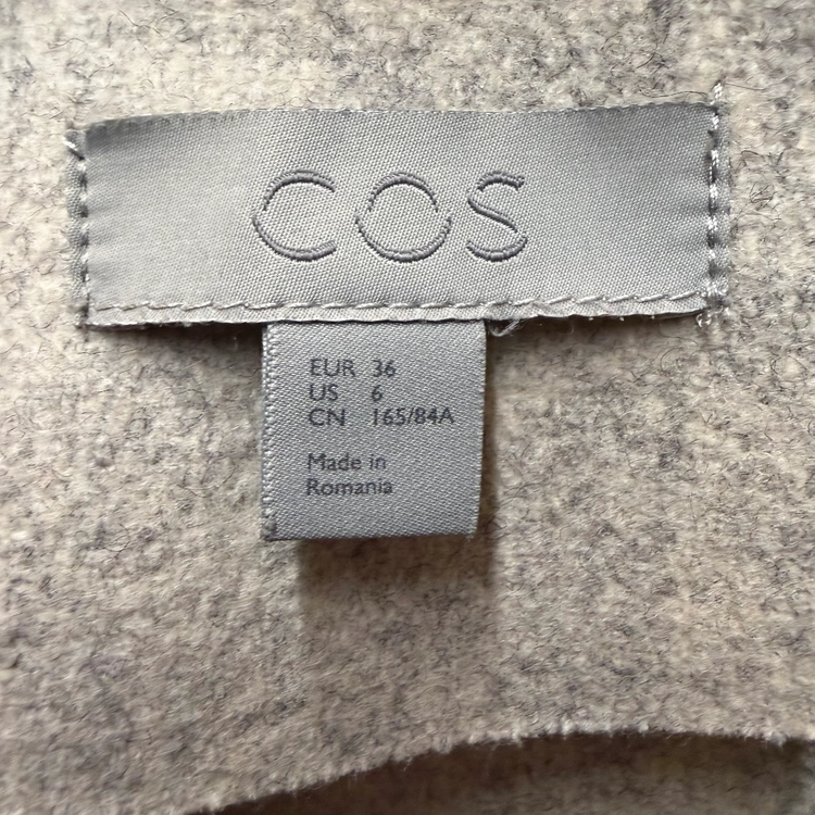 코스 cos 울 롱 코트 이미지