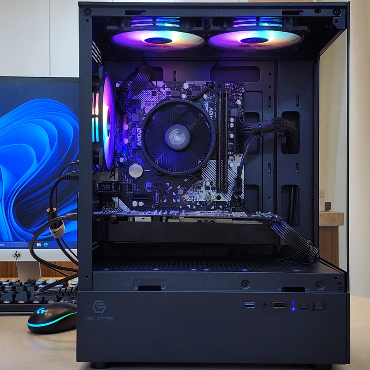 (S급)게이밍 라이젠5-2600+GTX1060*6GB+램16GB 컴퓨터 본체 이미지