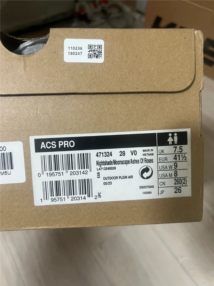 살로몬 acs pro 나이트쉐이드 새제품 이미지