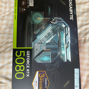 기가바이트 RTX 5080 gaming oc 그래픽카드 이미지
