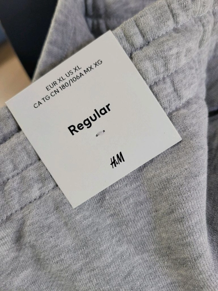 H&M 트레이닝 조거바지 XL사이즈 회색 새제품 3만원 이미지