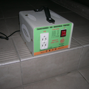 한일산업 220V→110V 2KVA 강압 트랜스 (1KVA는 완료) 이미지
