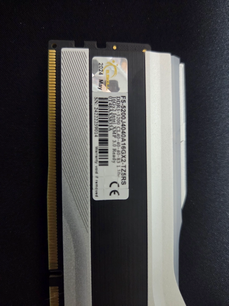지스킬 G.SKILL TRIDENT Z5 RGB DDR5 5200 16GB 데스크탑 램 판매 - 안심되는 중고거래
