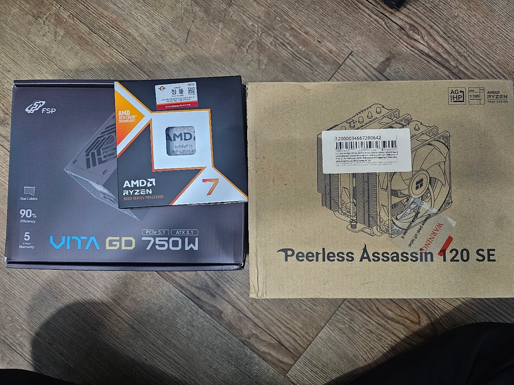라이젠9800X3D RTX5060TI 조립컴퓨터 이미지