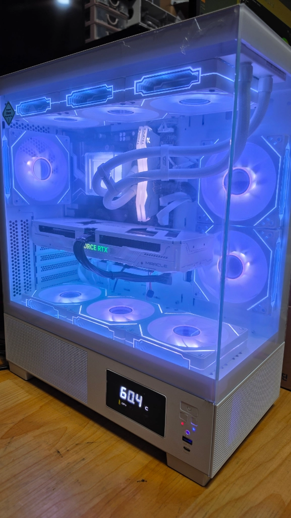 라이젠 7800x3d rtx5070 컴퓨터 본체 이미지