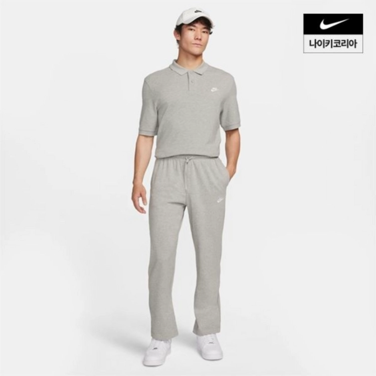 나이키 스포츠웨어 클럽 남성 니트 오픈 헴 팬츠 FQ4333-063 nike 이미지
