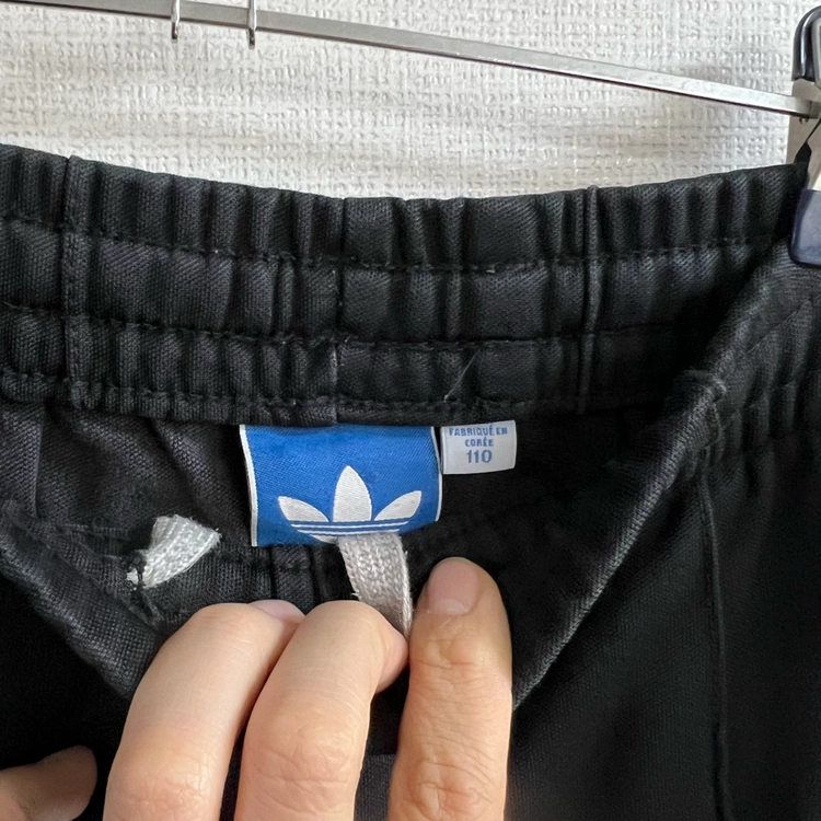 아디다스 유로파 트랙팬츠 블랙 110 트레이닝복 운동복 삼선 츄리닝 츄바 이미지