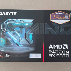 GIGABYTE 라데온 RX 9070 GAMING OC D6 16GB 이미지
