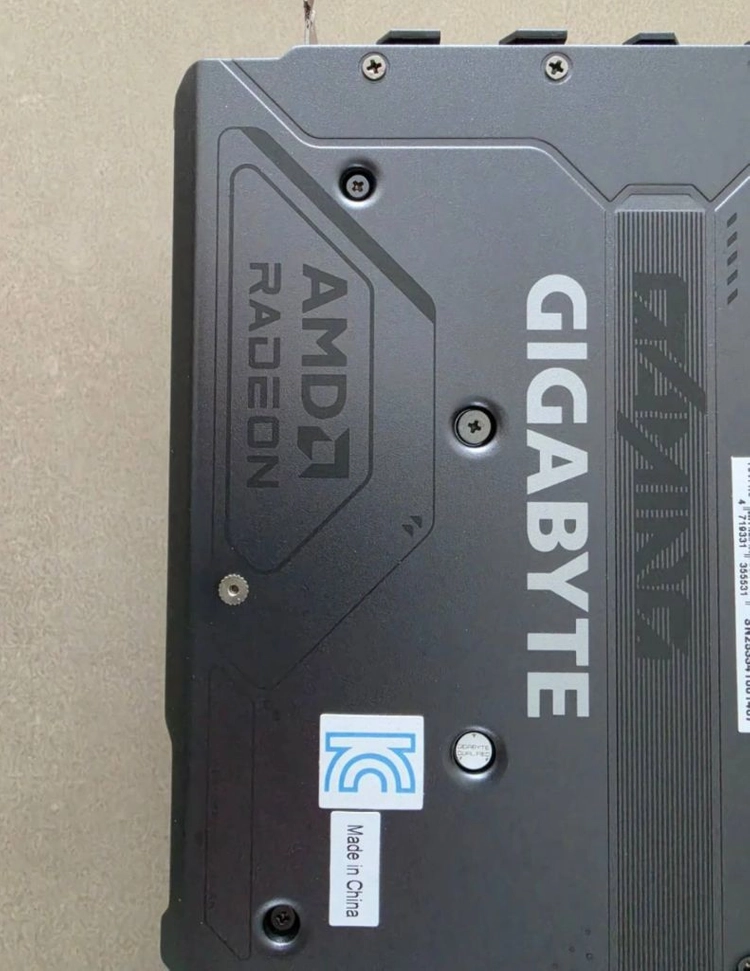 GIGABYTE 라데온 RX 9070 GAMING OC D6 16GB 이미지