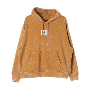 나이키 조던 22FW 에센셜 워시드 플리스 후드티 옐로우 이미지