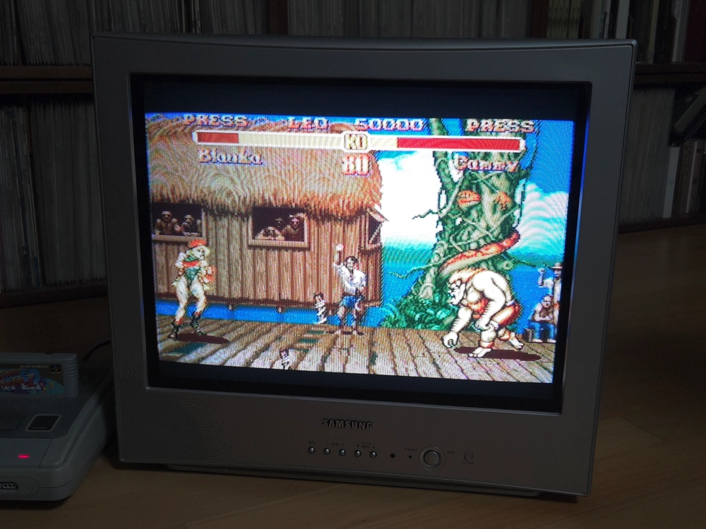 삼성전자 21인치 완전 평면 브라운관 컬러 TV CT-21K2F 티비 게임 모니터 이미지
