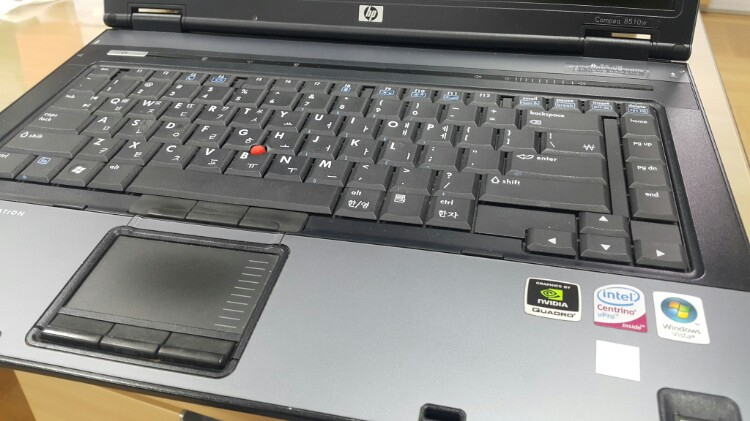 hp compaq8510w 노트북 15만원 팝니다--2