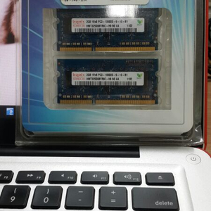 맥북프로 2011 램 2GB PC3 x2