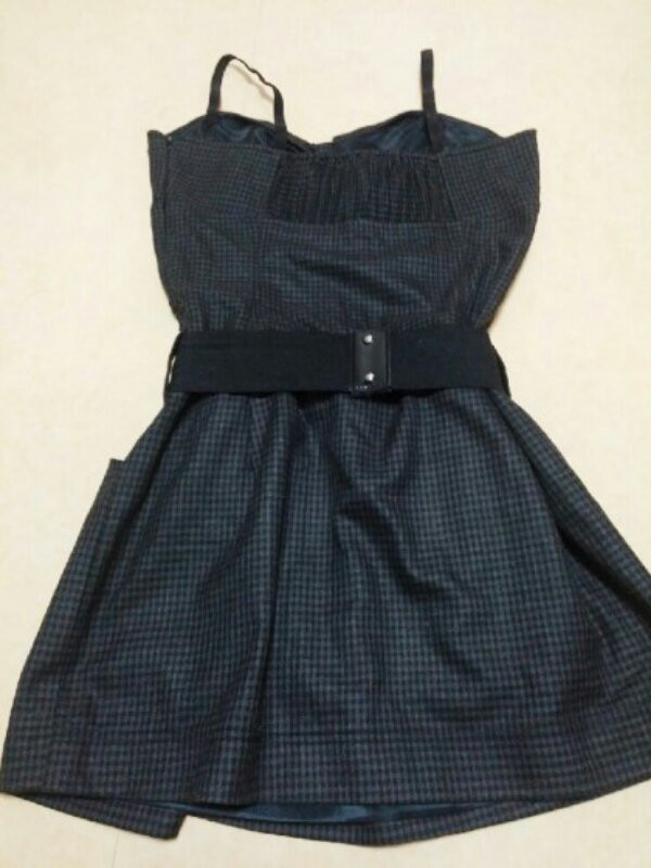 ZARA TRF 자라 로리타 체크 코튼 원피스 S 이미지