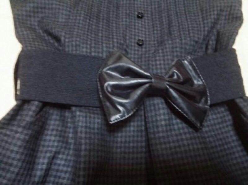 ZARA TRF 자라 로리타 체크 코튼 원피스 S 이미지