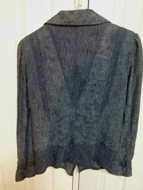 자스킨혁비 블루&그레이톤 청자켓느낌 자켓 66사이--4