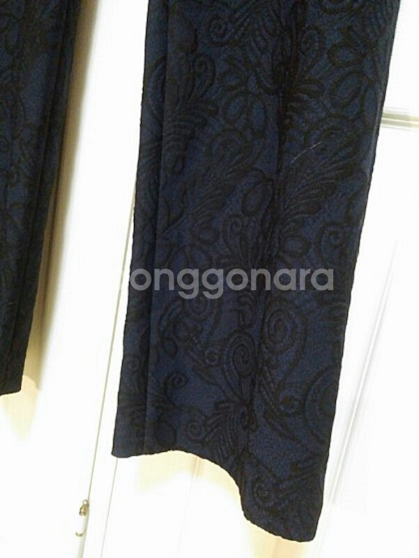 이세이 미야케 하트 다크블루 오리엔탈 바지 66사--2