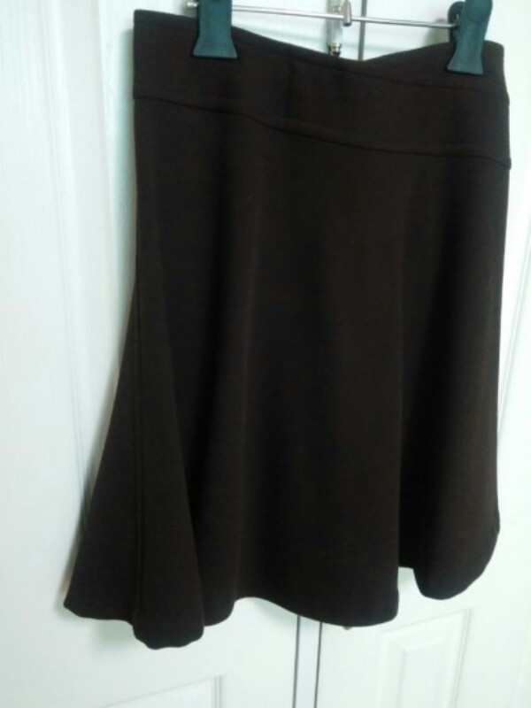 MCM 모직 플레어 스커트 55사이즈--1