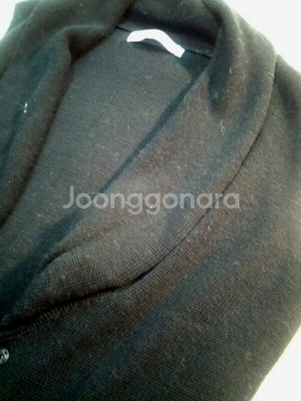 LIST 블랙 모직 니트 베스트 55사이즈--1