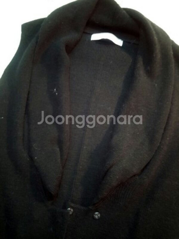 LIST 블랙 모직 니트 베스트 55사이즈--2