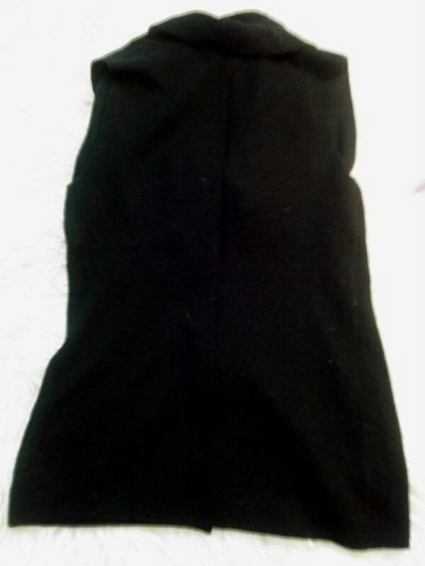 LIST 블랙 모직 니트 베스트 55사이즈--6