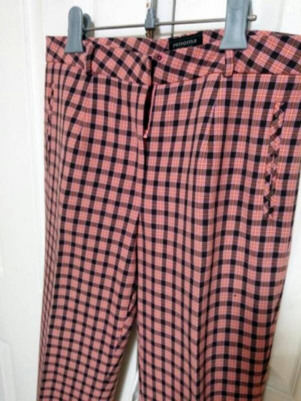 renoma 레노마 모직 골프 크롭 바지 66사이 이미지