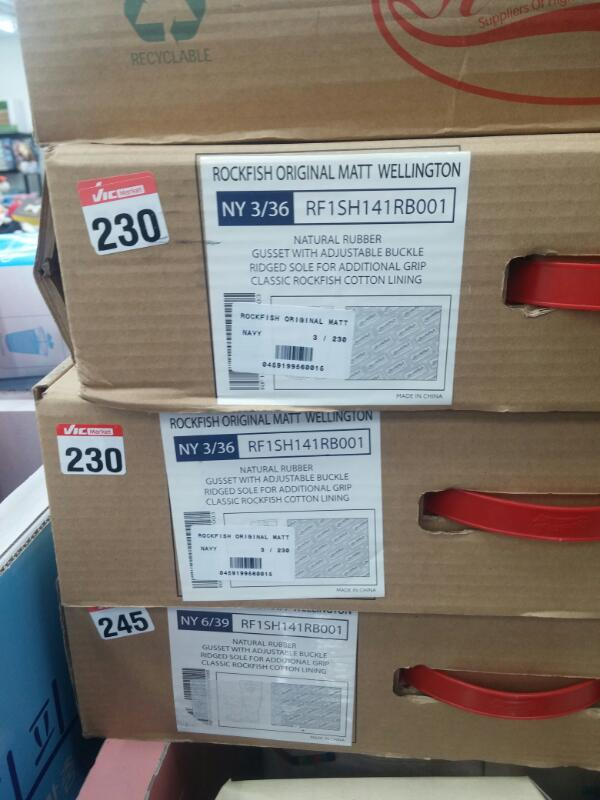 락피쉬 레인부츠 오리지널 매트 웰링톤ㅡ네이비 무광--3