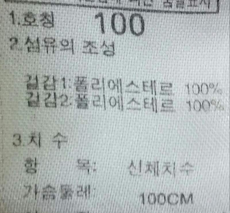 노스페이스 후리스  100사이즈--3