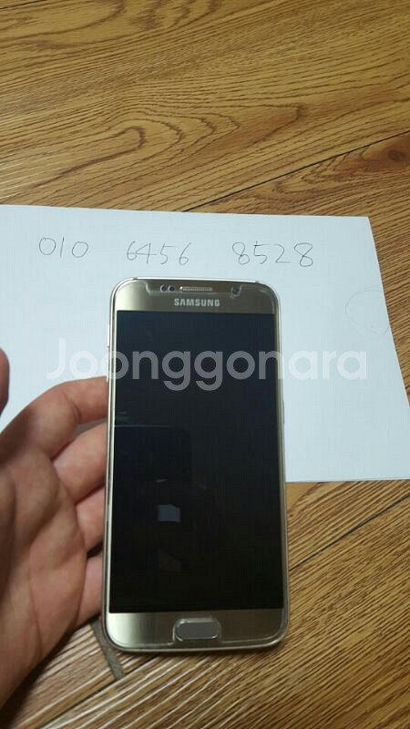 갤럭시s6 64GB 골드 한달미만사용 팝니다.--0