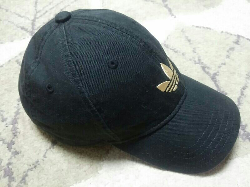 아디다스 블랙 골드로고--2