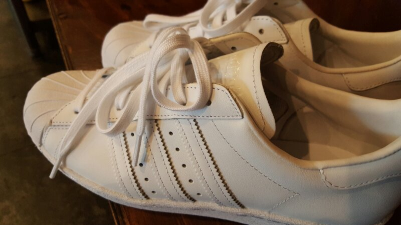 아디다스 슈퍼스타 80s 올흰 260 사이즈 팔아--2