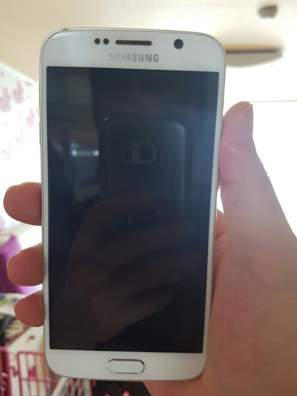 LG U+ 갤럭시S6 화이트 32기가 판매합니다.--2