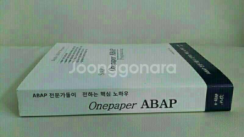 SAP Onepaper ABAP 도서--1