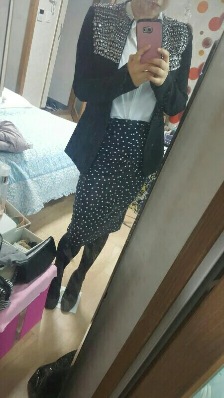 진짜시크한블랙자켓 이미지